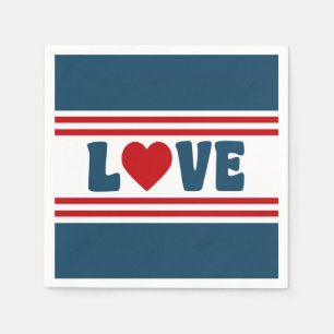 Servilleta De Papel Diseño de amor