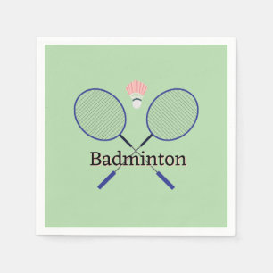 Servilleta De Papel Diseño de Badminton
