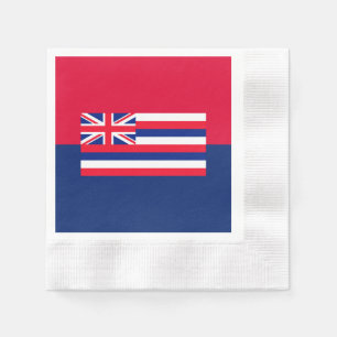 Servilleta De Papel Diseño de bandera del estado de Hawaii
