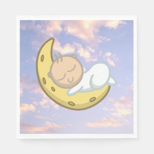 Servilleta De Papel Diseño de bebé lunar