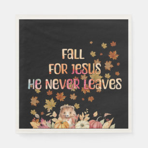 Servilleta De Papel Diseño de Cae Por Jesús Él Nunca Deja