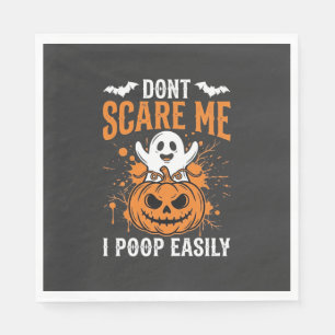 Servilleta De Papel Diseño de calabaza de fantasma de Halloween no me 