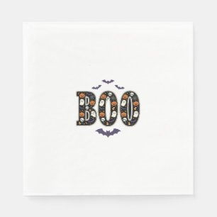 Servilleta De Papel Diseño de calabaza fantasma Boo de Halloween lindo