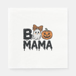 Servilleta De Papel Diseño de camiseta Boo Mama Halloween Fantasma Cal