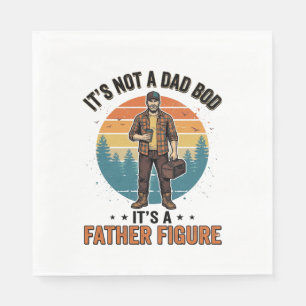 Servilleta De Papel Diseño de camiseta con humor de papá vintage figur