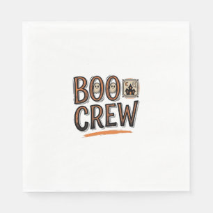Servilleta De Papel Diseño de camiseta de grabado vintage de Halloween