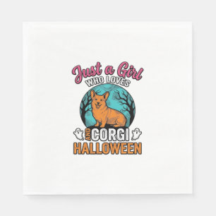 Servilleta De Papel Diseño de camiseta de Halloween para chica amante