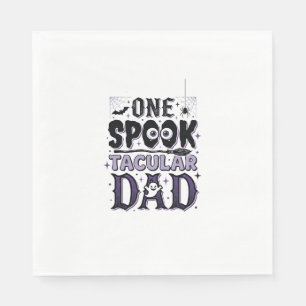 Servilleta De Papel Diseño de camiseta de Halloween para papá Vintage