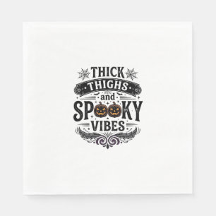 Servilleta De Papel Diseño de camiseta de Halloween Vibraciones espelu
