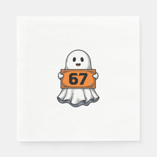 Servilleta De Papel Diseño de camiseta de Halloween Vintage Ghost Numb