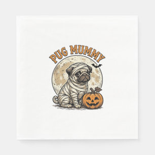 Servilleta De Papel Diseño de camiseta de perro vintage de Halloween d