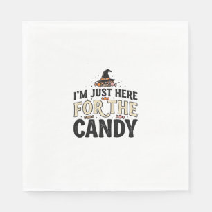 Servilleta De Papel Diseño de camiseta de sombrero de bruja de dulces 