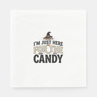 Servilleta De Papel Diseño de camiseta de sombrero de bruja de dulces 