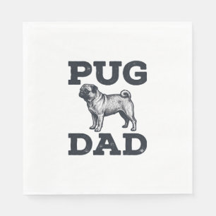 Servilleta De Papel Diseño de camiseta para amante de perros con graba
