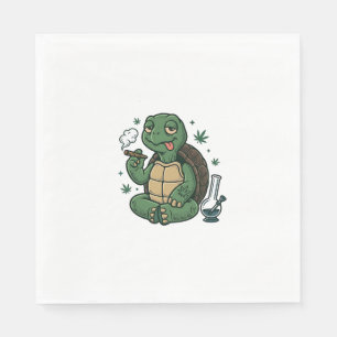 Servilleta De Papel Diseño de camiseta vectorial de tortuga Stoner Vin
