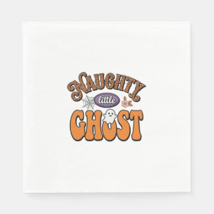 Servilleta De Papel Diseño de camiseta vintage de Halloween de pequeño