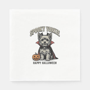 Servilleta De Papel Diseño de camiseta vintage de perro Yorkie espeluz