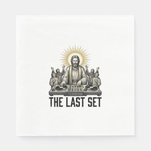 Servilleta De Papel Diseño de camiseta vintage religioso DJ The Last S