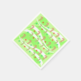 Servilleta De Papel Diseño de canes de Navidades modernos