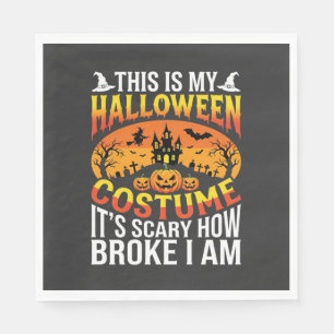 Servilleta De Papel Diseño de Casa Embrujada de Disfraz de Halloween D