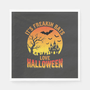 Servilleta De Papel Diseño de Castillo Embrujado de Halloween que Aman
