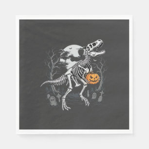 Servilleta De Papel Diseño de cementerio de calabaza de Halloween de e
