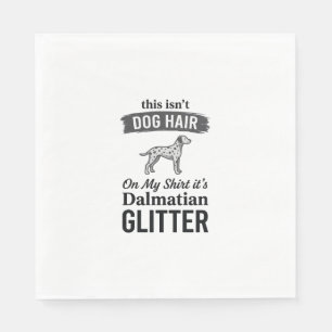 Servilleta De Papel Diseño de cita de pelo de perro divertido con bril