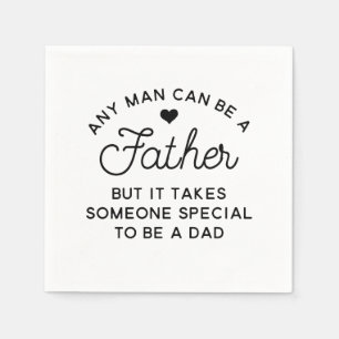 Servilleta De Papel Diseño de citas para papá especial
