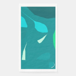 Servilleta De Papel Diseño de cuchillas de menta sutiles