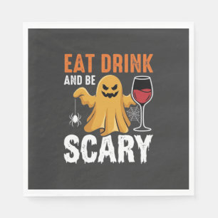 Servilleta De Papel Diseño de fantasma aterrador de Halloween come beb