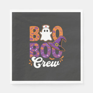 Servilleta De Papel Diseño de fantasma de enfermera de Halloween de Bo