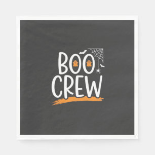 Servilleta De Papel Diseño de fantasma de Halloween Boo Crew_1