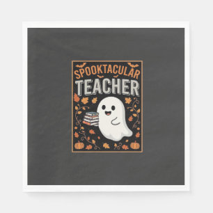 Servilleta De Papel Diseño de fantasma de Halloween para profesores Sp