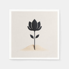 Servilleta De Papel Diseño de flores abstractas