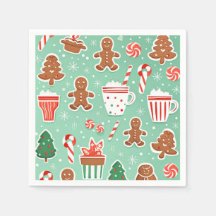 Servilleta De Papel Diseño de Gingerbread para navidades