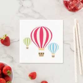 Servilleta De Papel Diseño de globos de aire caliente
