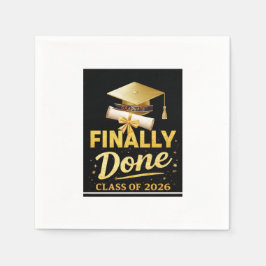 Servilleta De Papel Diseño de graduación de la promoción de 2026 Final