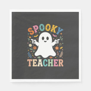 Servilleta De Papel Diseño de Halloween Fantasma Lindo Profesor Espelu
