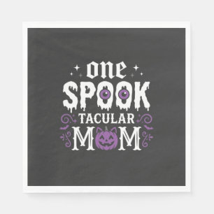 Servilleta De Papel Diseño de Halloween para mamá espeluznante_1