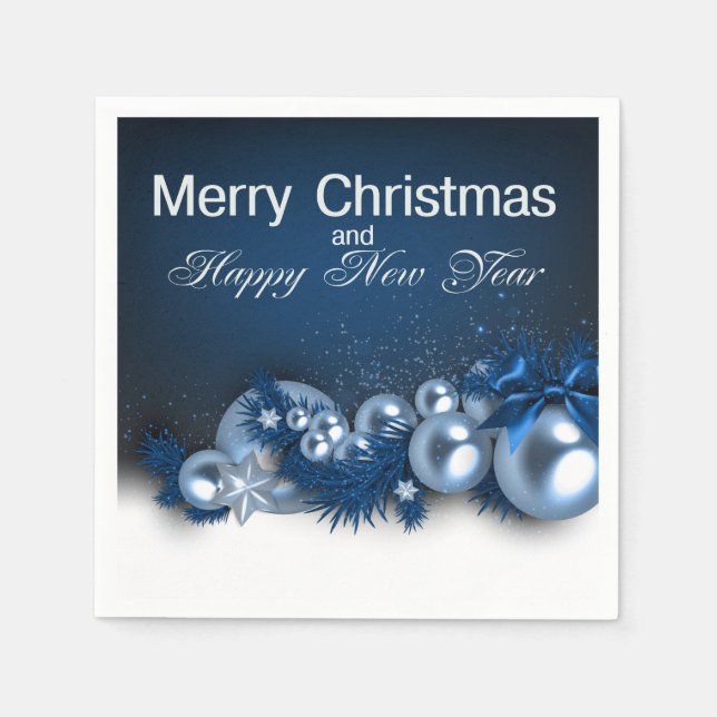 Servilleta De Papel Diseño de la perla azul de vacaciones 1 de los nav (Anverso)