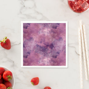 Servilleta De Papel Diseño de la serie Galaxia Rosa Crepuscular 1