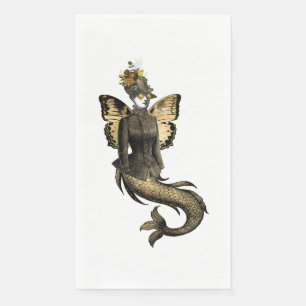 Servilleta De Papel Diseño de la serie Gold SteamPunk 7