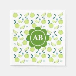 Servilleta de papel diseño de limas