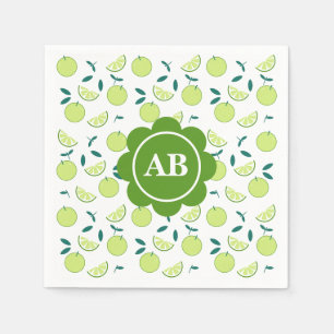 Servilleta de papel diseño de limas