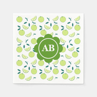 Servilleta de papel diseño de limas