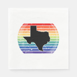 Servilleta De Papel Diseño de mapa arcoiris para orgullosos LGBTQIA Te