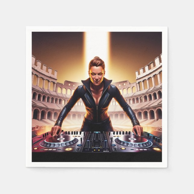 Servilleta De Papel Diseño de música Napkin de papel (Anverso)