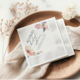 Servilleta De Papel Diseño de Nápoles para Ducha de Peony Brillante