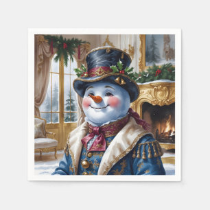 Servilleta De Papel Diseño de Navidades de Snowman en Victoria