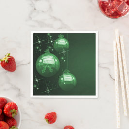 Servilleta De Papel Diseño de Navidades verdes